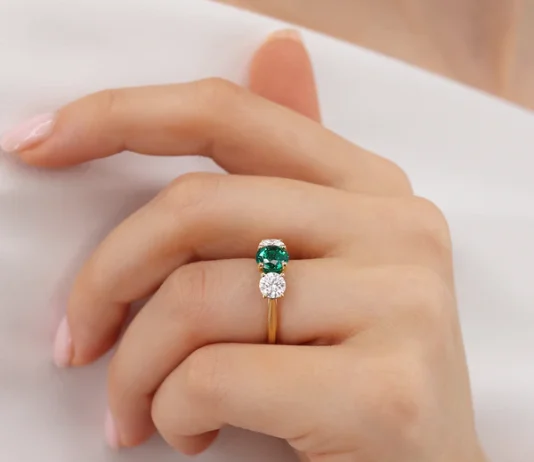 Coloured Stone Engagement Inspiration: The Magic of Lab-Grown Emeralds coloured stone engagement inspiration